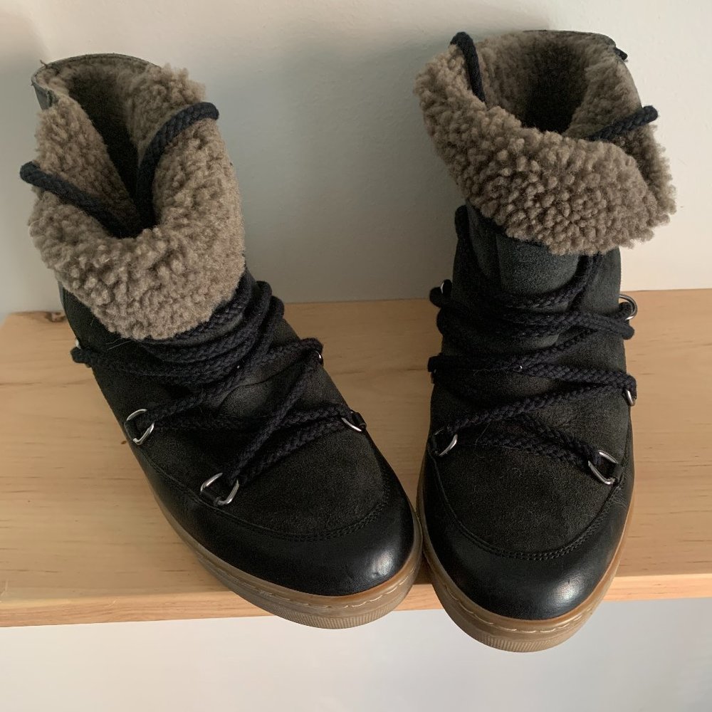 Isabel Marant Black Nowles Ankle Boots
